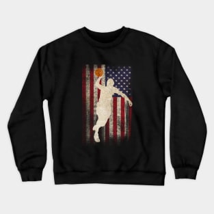 shooting basketball Crewneck Sweatshirt